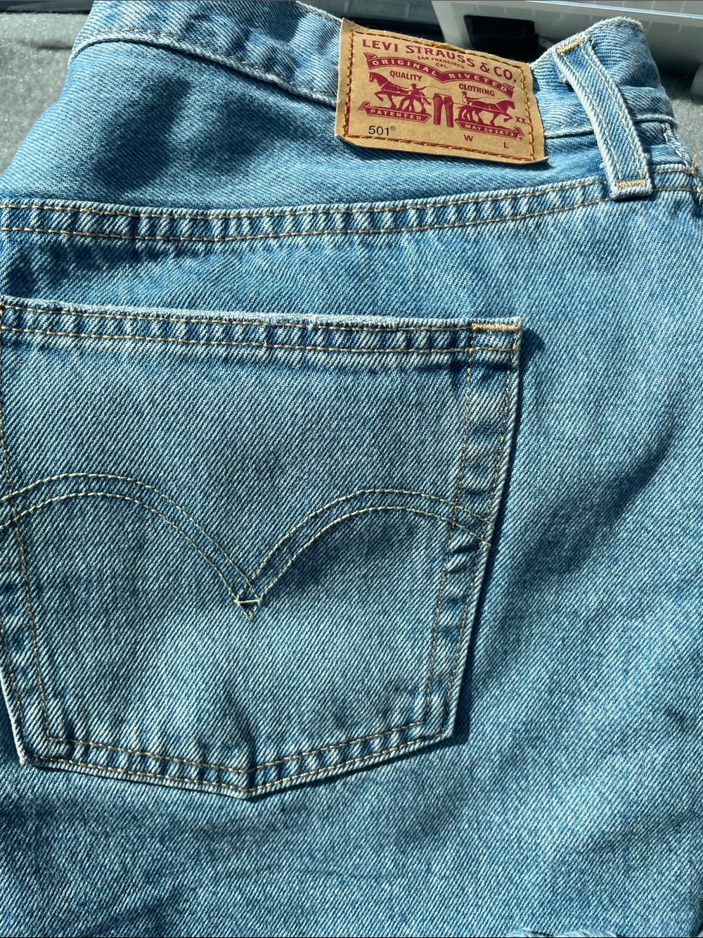 Levi's Light Blue Jeans shorts